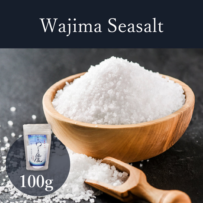 Wajima Sea Salt 100g - 100% Seawater From Wajima, Ishikawa Prefecture