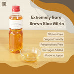 [Wholesale 1008pc] Kawashimaya Brown Rice Koji Mirin with Sea Salt 500ml - Japanese Traditional Sweet Rice Wine Seasoning, Made in Japan