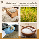 [Wholesale 1008pc] Kawashimaya Brown Rice Koji Mirin with Sea Salt 500ml - Japanese Traditional Sweet Rice Wine Seasoning, Made in Japan