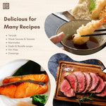 [Wholesale 1008pc] Kawashimaya Brown Rice Koji Mirin with Sea Salt 500ml - Japanese Traditional Sweet Rice Wine Seasoning, Made in Japan