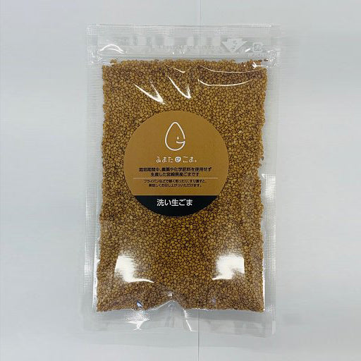 Shimo Farm - Washed Raw Golden Sesame Seeds 70g - Product of Miyazaki Prefecture
