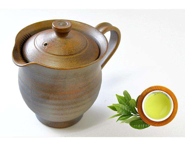 Handgrip "Shojiki Kyusu" Teapot From Shikou Toubou Pottery - kawashima the japanstore