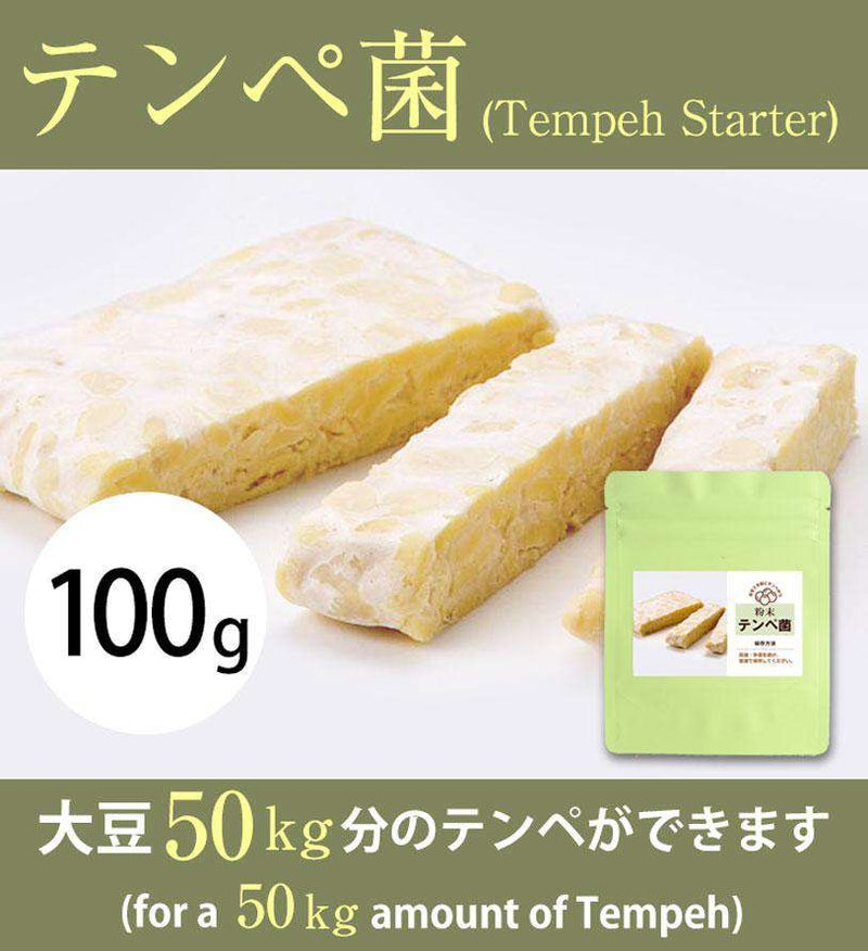 Tempeh Starter 100 gram (for 50 kg Tempeh) - The High Quality Ragi Tempe from Indonesia - kawashima the japanstore