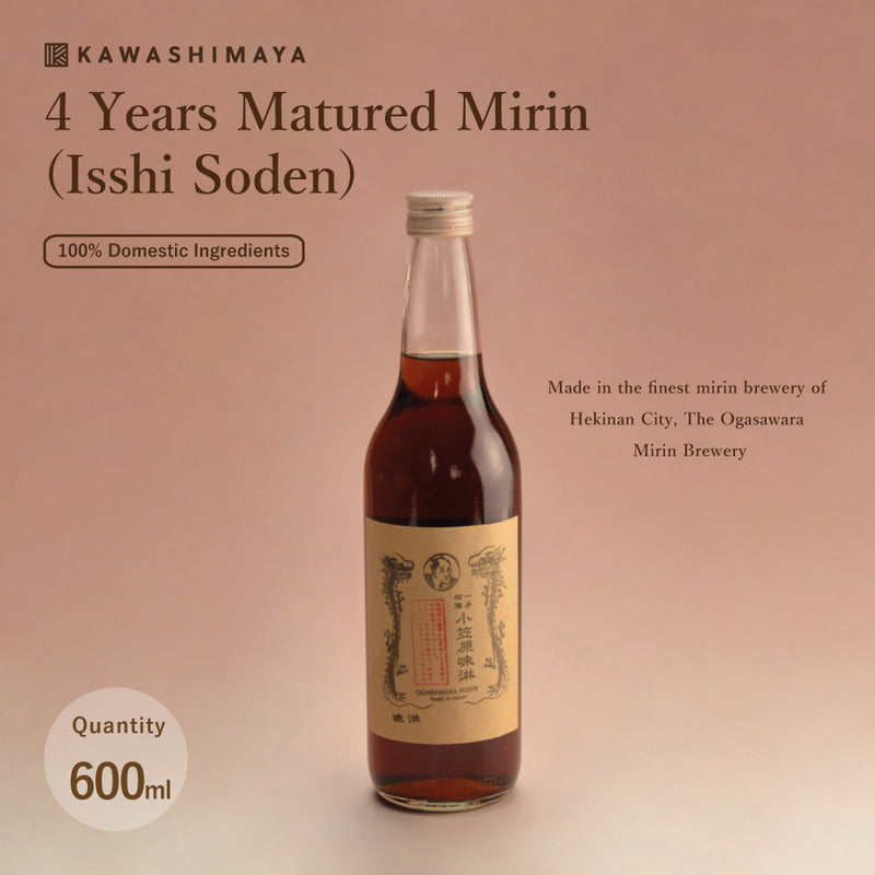 4 Years Matured Mirin (Isshi Soden) – The Special Made Ogasawara Mirin 600ml